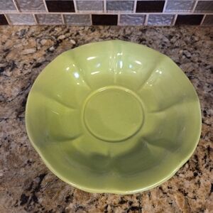 Green Ceramic Serving Bowl